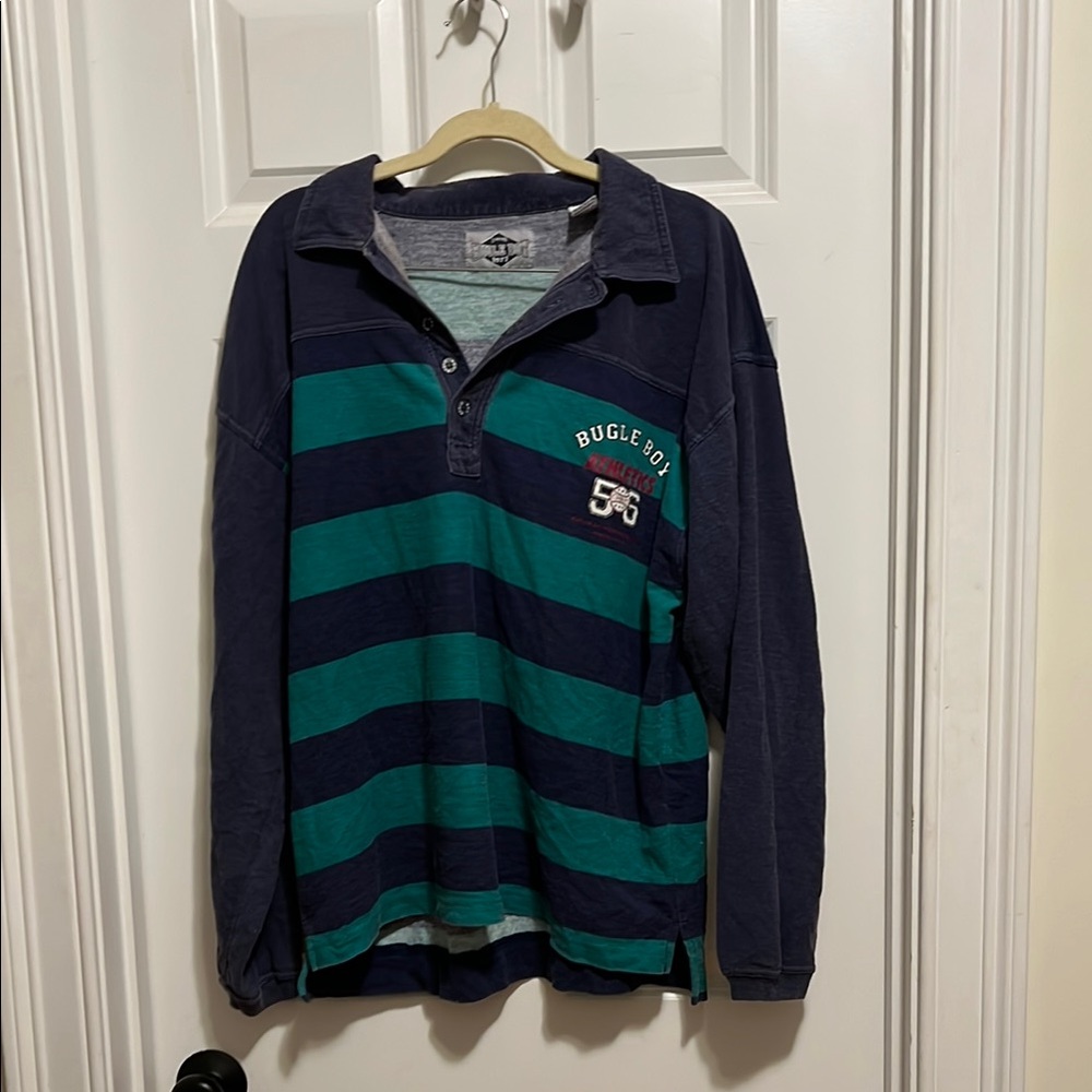 Bugle Boy Striped Polo Shirt